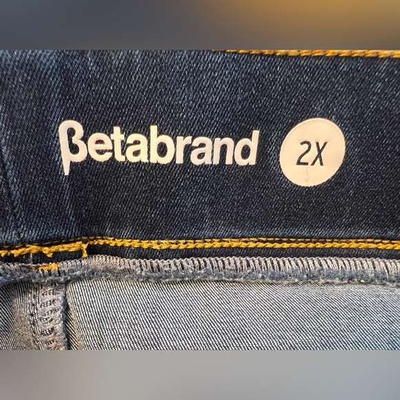 BetaBrand 4 Pocket Pull On Jeans Size 2x - Picture 4 of 9